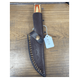 Damascus Steel Knife with Sheath