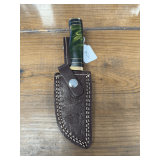 Damascus Steel Knife with Sheath