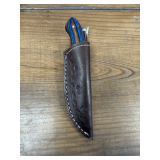 Damascus Steel Knife with Sheath