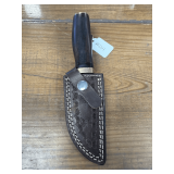 Damascus Steel Knife with Sheath