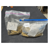 (2) Bags - 308 WIN Brass USA-Made and PMC Headstamp and 308 WIN Brass, Cleaned, Deprimed, Mostly Winchester