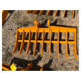 2026 GIYI Unused Mini-Excavator 38in Rake for CAT303