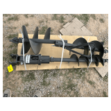 2026 GIYI Unused 3 Piece Auger Set for Mini Excavator
