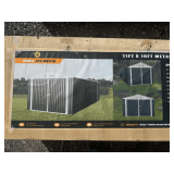 2026 ATS Power Unused ATS-MS1119 11ft x 19ft Metal Garage Shed with Double Front Doors