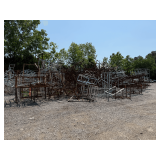 Large Lot - Steel Crates and Assorted Metal