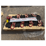 Pallet - 2025 Landhonor Unused LHR-G80 7ft Double Legs Lifting Chain Slings