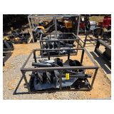 2025 AGT Industrial Mower King Unused SSECAG-Y Skidsteer Auger Set