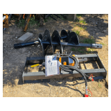 2025 Wolverine Unused ADB-13-1218R Skidsteer Auger Set