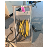 Hose Reel Cart with Garden Hose