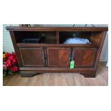 Dark Wood Media Console
