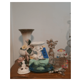 Lot - Assorted Decorative Ceramic and Glass Decor