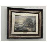 Lot - Framed Thomas Kinkade A New Day Dawning 3D Art