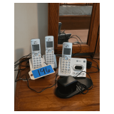 AT&T Cordless Telephone System with Three Handsets and Charging Bases