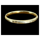 14k Yellow Gold Bangle Bracelet