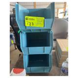 (3) storage bins