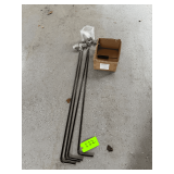 Chain Link Fence Black Steel Tie Hooks