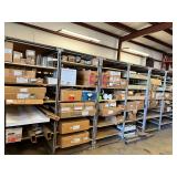 Shelf Contents Only (large lot):  Bulbs, Parts, Components, etc.