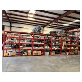 (2) Heavy Duty Steel Pipe Shelving Units