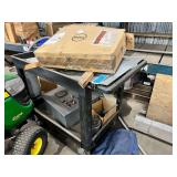 Shop cart with contents