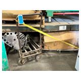 Cart, Tri-Stand, Box of misc