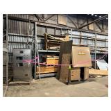 Large Lot: Knaack Box, Enclosure, Lumber, Wood Boxes, Misc