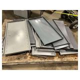 Pallet of box components