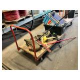 Shop Dolly, Straps, Broom, tub