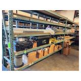 Shelf Contents Only (LARGE Lot):   Tools, Parts, Tubing, Screws, Floor boxes, etc.