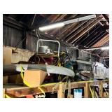 (Top) Shelf Contents: Shop Vacs, Shop lights, Ratchet Jacks, Stands, Misc