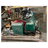 Pallet:  Greenlee 690 Fishing System, Greenlee Box, Metal stand, etc.