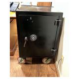 Combination Vintage Rolling Safe