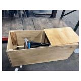 Tri Stand in wooden box