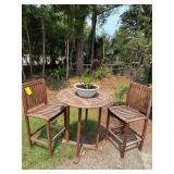 Oxford Garden Outdoor Pub Table & (2) Bar Chairs