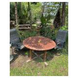 Round Wood Table