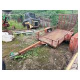 Single Axle Utility Trailer with Rear Ramp Gate