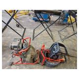 Lot - (2) Ridgid Kollmann K-380 Drain Cleaner and Ridgid SeeSnake CS6x Versa