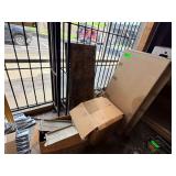 Lot - Assorted Industrial Parts, LED Panels, Briggs and Stratton Small Engine Components, and Blowers