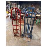 Lot - (2) Metal Hand Trucks