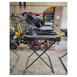Pearl Abrasive Co. Wet Tile Saw with Stand