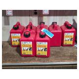 Lot - (6) New Midwest Can 1-Gallon Gasoline Cans