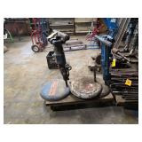 Lot - Pneumatic Jackhammers with Base Stands