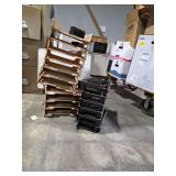Lot - Assorted Stackable Plastic Desk Tray Sorters
