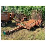 Single Axle Utility Trailer with Ramp Gate