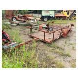 Single-Axle Utility Trailer with Mesh Ramp