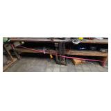 Lot - Assorted Chainsaw Chains and Contents of Shelves