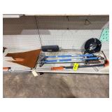 Lot - Assorted Tools, Conduit Benders, Hoses, and Equipment