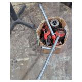 Lot - Assorted RIDGID Pipe Threader Dies and Ratchet Handles Lot