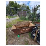 Lot - (2) Heavy Duty Metal Concrete Chutes