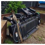 Skid Steer Root Grapple Bucket Attachment