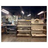 Lot - (3) Shelves with Contents: Parts Bins and Assorted Hardware